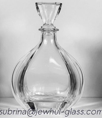 주문 Clear Empty  XO, brandy ,  Vodka Liquor Gin Rum Tequila Whisky Brandy Spirit Glass Bottle With Solid Glass Stoppers online manufacture