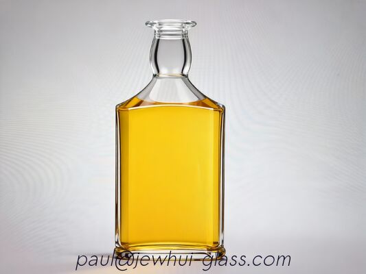 품질  750ml    Bourbon , Rum , whiskey Premium Clear Whiskey Glass Bottle 공장