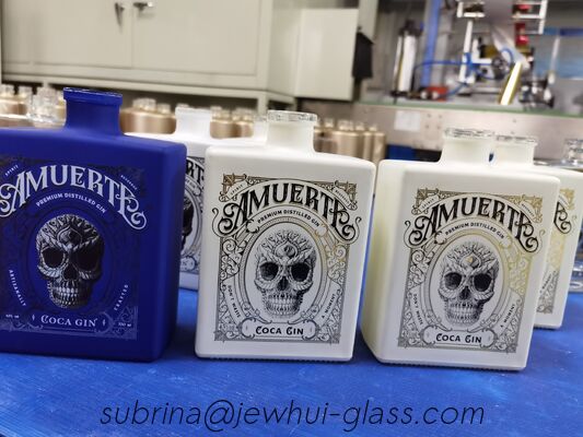 좋은 가격 750ml 진 퀘어 유리 병 온라인으로