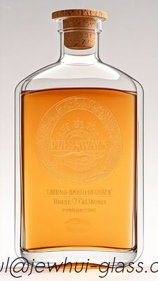 주문 엑소, 브랜디, 위크시 하이엔드 유리 병을 위한 단단한 측면 가장자리 온라인 제조