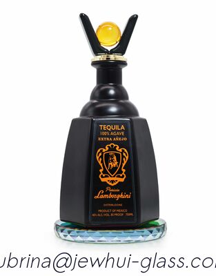 좋은 가격 엑스트라 에네호, 레포사도, 실버 데킬라 유리병, 슈퍼 플린트 유리병, 유리 마개 포함 온라인으로