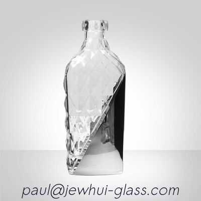 좋은 가격 클래식 진 유리 병 장인 유조업자 및 음료 수출업체에 완벽한 두꺼운 유리와 우아한 마무리 온라인으로