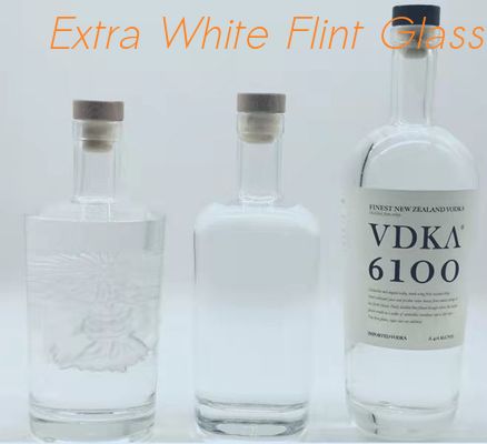 주문 1000ML 1750ML 3000ML 비어 있는 보드카 병은 스크린 인쇄를 엠보싱 처리했습니다 online manufacture