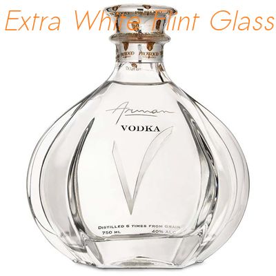 주문 알만 보드카 브랜디 유리병 라운드 모양이 형성된 술 병 1000ML online manufacture