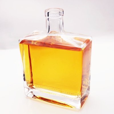 주문 ODM 술 마개있는 유리병 병 700ML 1000ML 21.5 밀리미터 전사지 금빛 스크린 인쇄 online manufacture