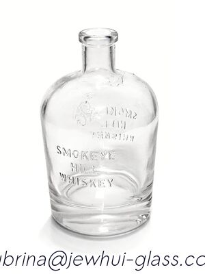 좋은 가격 750ml 둥근 위스키 스모이크 힐 위스키 유리 병 온라인으로