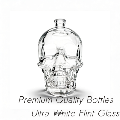 좋은 가격 3000ml Cystal Head Vodka Glass Bottle / 슈퍼 플린트 유리 재료 온라인으로