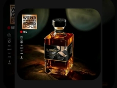 화면과 가득 찬 빨간색과  OEM 플린트 유리 병이 장식을 출력합니다