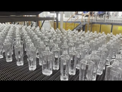 OEM 위스키 유리 병 핫 스탬핑 장식 위스키 병